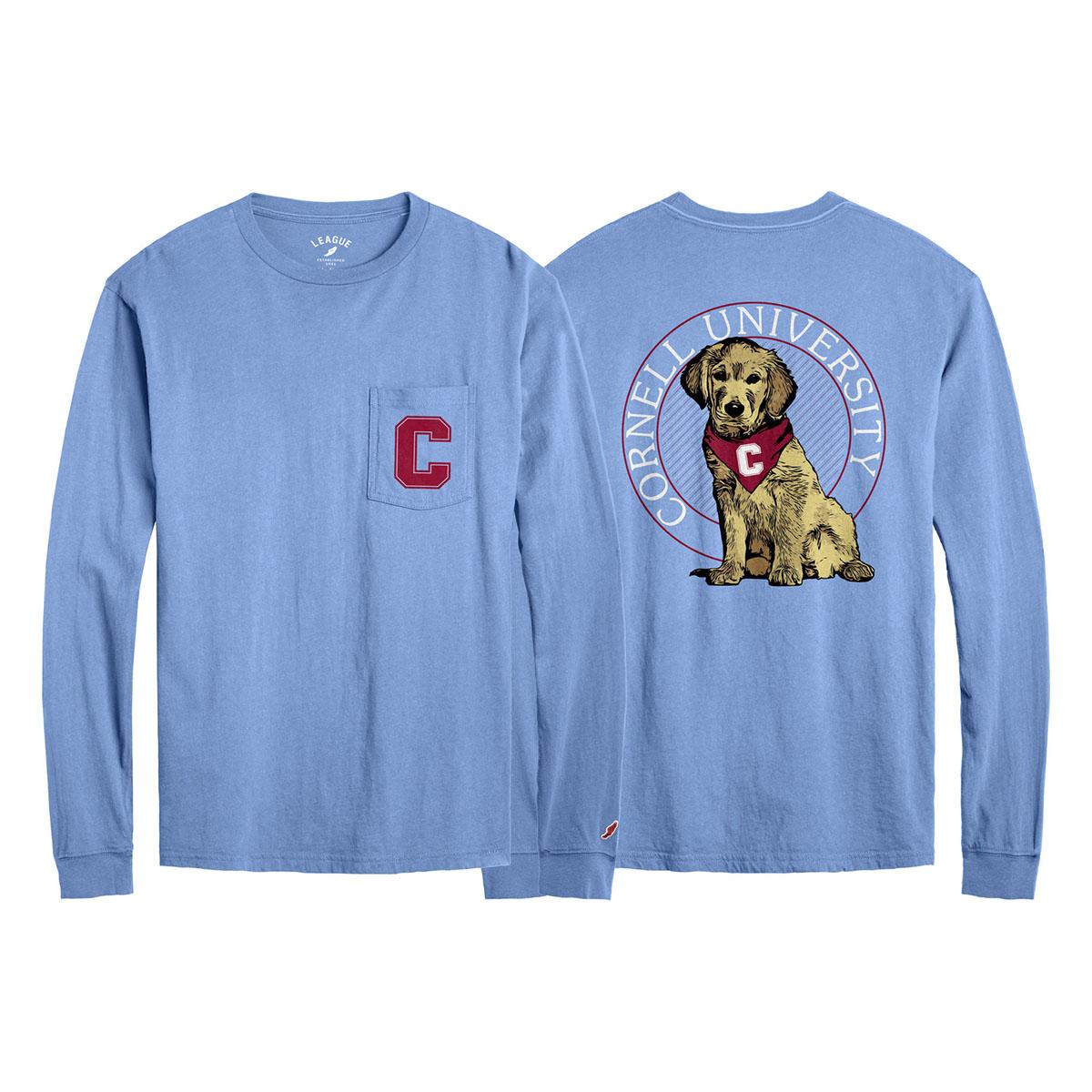 League Cornell Dog Print Long Sleeve | Men | Tops & T-Shirts