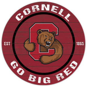 Cornell Go Big Red Circle Sign