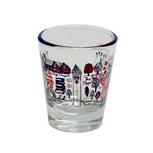 Julia Gash Cornell Shot Glass