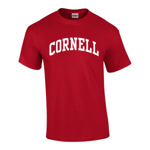 Arched Cornell Tee Red