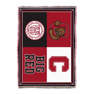 Cornell Multi Logo Tapestry Throw Blanket