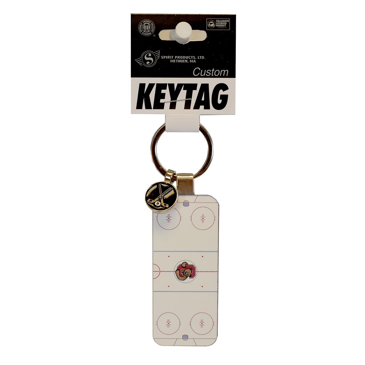 Bear Through C Hockey Rink Key Tag