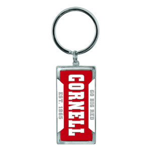 Cornell License Plate Key Tag