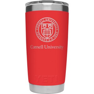 YETI 20oz Rambler Tumbler Cornell Seal over Cornell University