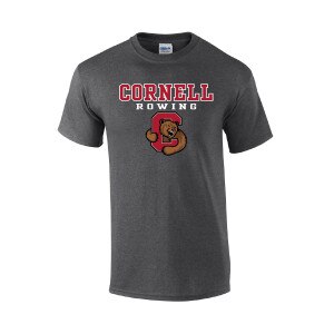 Cornell Rowing Over Bear Through C Tee
