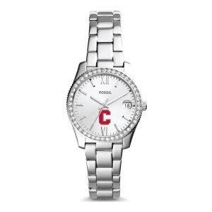 Women's Fossil Scarlette Mini Watch Silver Block C