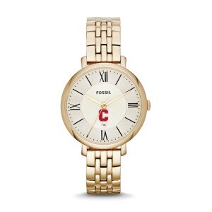 Women's Fossil Jacqueline Gold-Tone Stainless Steel Watch Block C