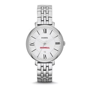 Women's Fossil Jacqueline Silver Stainless Steel Watch Cornell