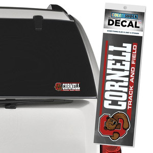Cornell Track and Field Decal Bear Through C