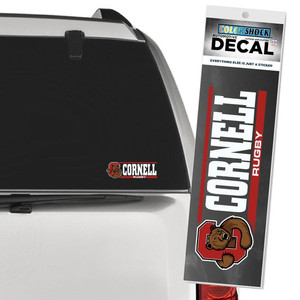 Cornell Rugby Decal Bear Through C