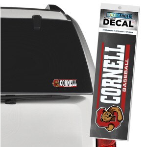 Cornell Baseball Decal Bear Through C