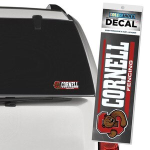 Cornell Fencing Decal Bear Through C