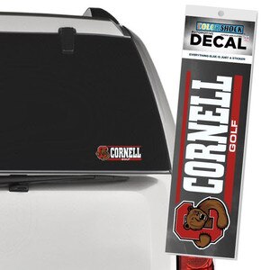 Cornell Golf Decal Bear Through C