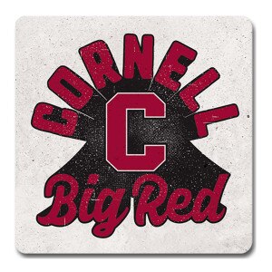 Retro Cornell Big Red Single Coaster