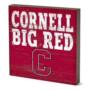 Red Cornell Big Red Square Table Top Sign