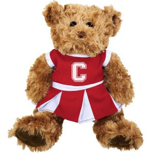 Dark Brown Cheerleader Bear Block C