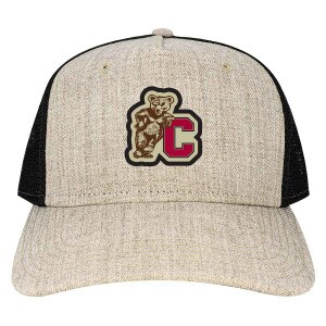 Bear Leaning On C Label on Trucker Cap