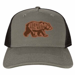 Cornell Bear Leather Applique Cap