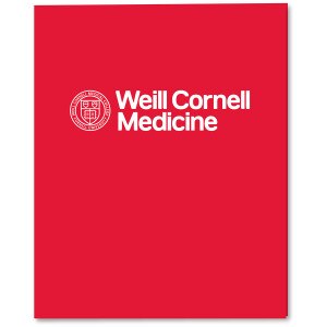Weill Cornell Medicine Laminated 2 Pocket Folder