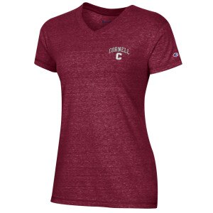 Women's Cornell Over Block C V-Neck