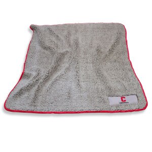 Block C over Cornell Frosty Fleece Blanket