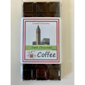 Finger Lakes Chocolates Cornell Coffee Dark Chocolate Bar