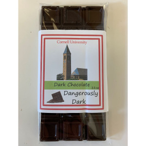 Finger Lakes Chocolates Cornell Dangerously Dark Chocolate Bar