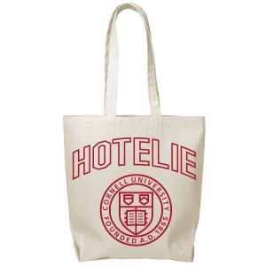 Hotelie Over Cornell Seal Natural Canvas Tote Bag