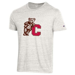 Bear Leaning on C Tri-blend Tee