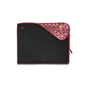 Cornell University Tower Design Leather Padfolio Black