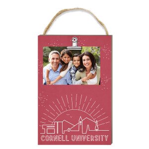 Cornell Skyline Hanging Photo Clip Plaque