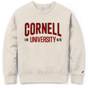 Cornell University Jersey Applique Crew