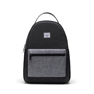 Herschel Nova Mid-Volume Black Crosshatch Raven Crosshatch