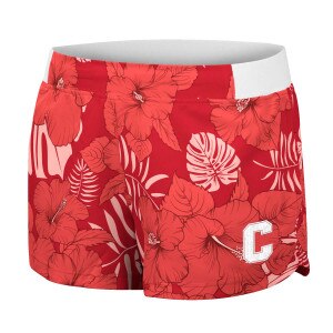 Women's Floral Print Short With Block C