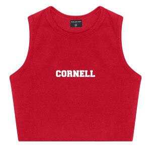 Women's Cornell Arch Cut Off Tank