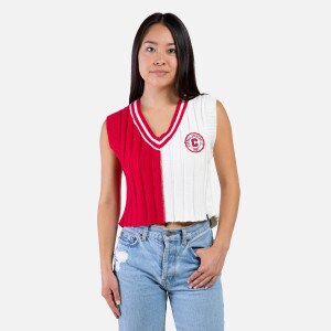 Women's Cornell Cropped Sweater Vest