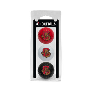 Bear through C Multi Color Golf Balls 3 pack