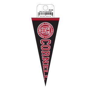 Black Cornell Seal Pennant Decal