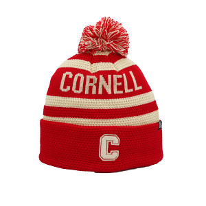 Cornell Red & Ivory Knit in with Bl