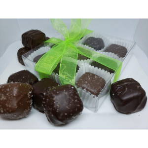 Finger Lakes Chocolates 9 Piece Caramel Chocolate Box