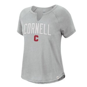 Women's Cornell Applique V-Notch Tee