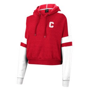 Women's Block C Coloblock Crop Hood