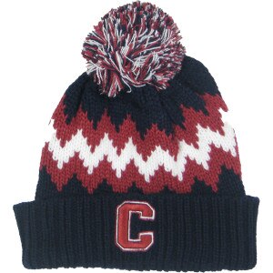 Block C with Knit Zig Zag Pom Beani