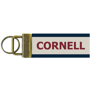 Maroon Cornell Woven Key FOB