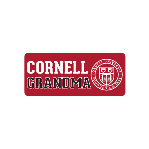 Red Cornell Grandma Cornell Seal Wood Magnet