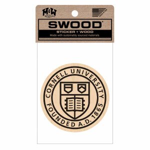 Cornell Seal Wood Sticker