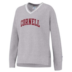 Women's Cornell Arch V Neck Reverse Weave