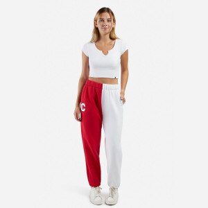 Women's Cornell Color Block Basic Sweats