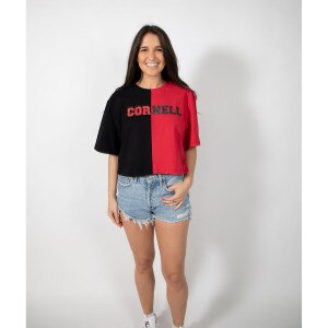 Women's Cornell Color Block Tee