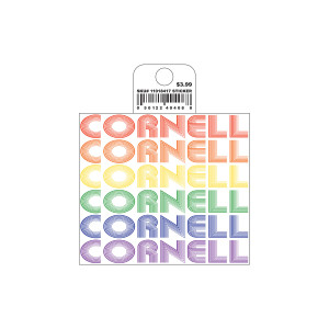 Rainbow Cornell Repeating Decal